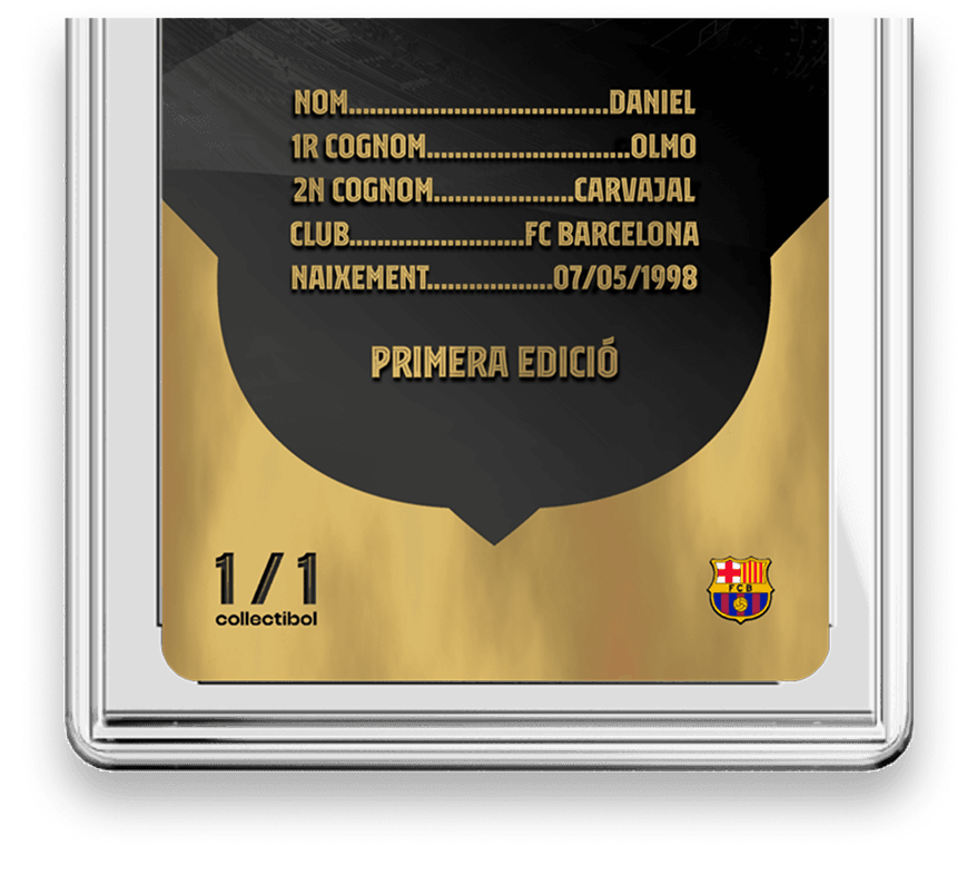 18k Gold card